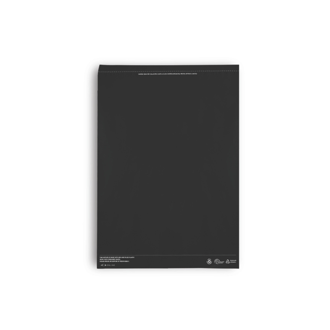 B Online Black Poly Mailer Large Recycled -200/Ctn
