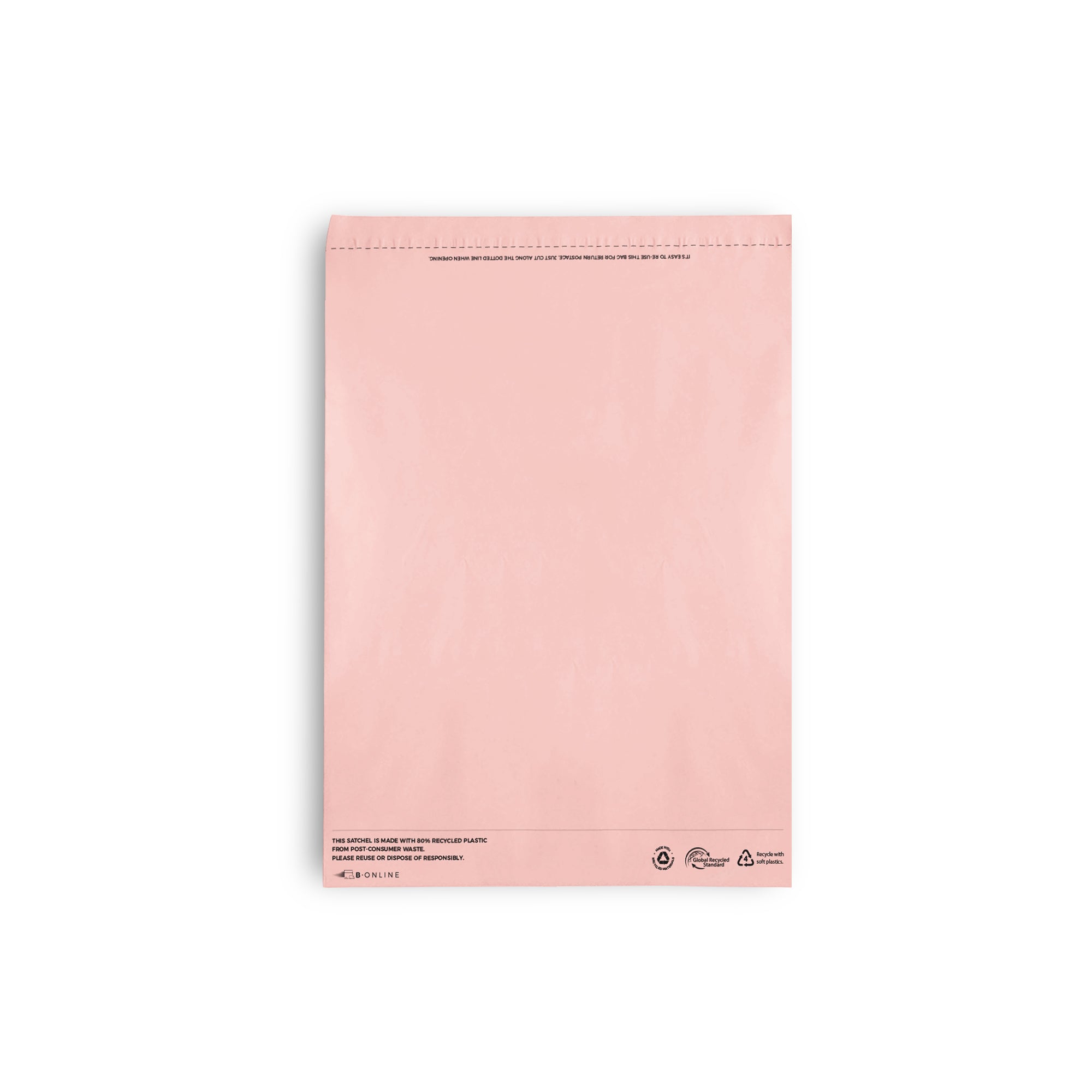 B Online Pink Poly Mailer MedRecycled -200/Ctn