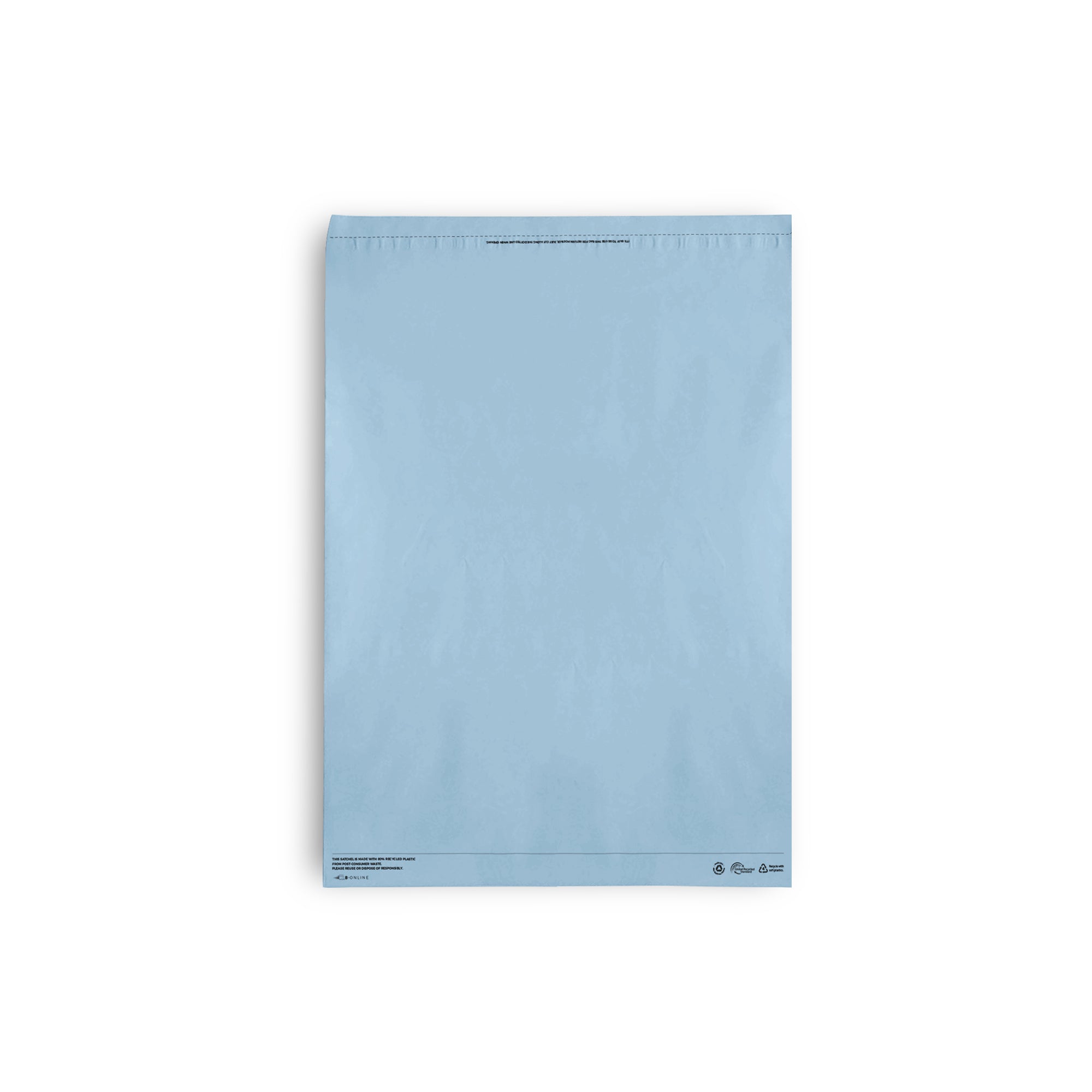 B Online Lt Blue Poly Mailer XL Recycled -100/Ctn