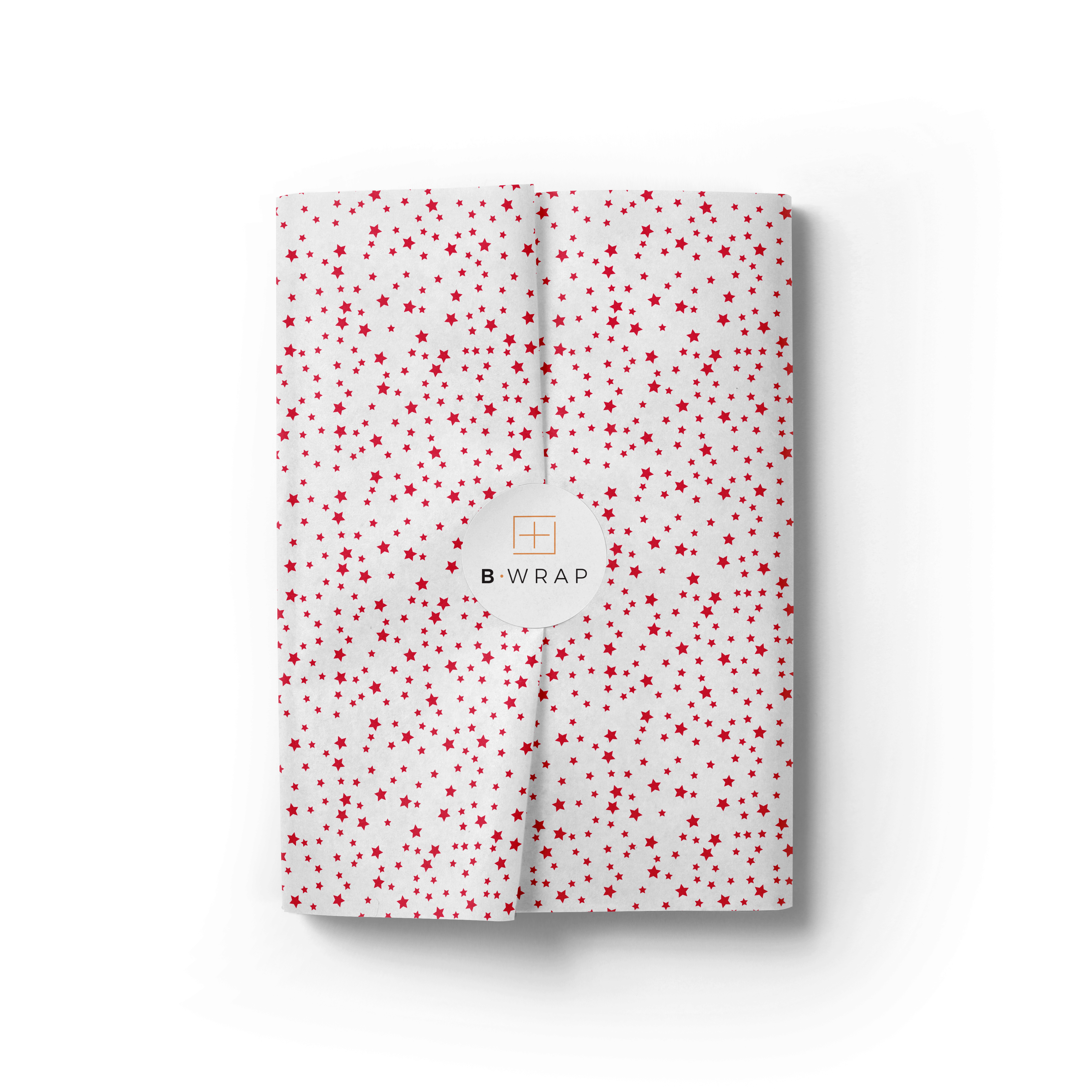 Stars Tissue Paper Red