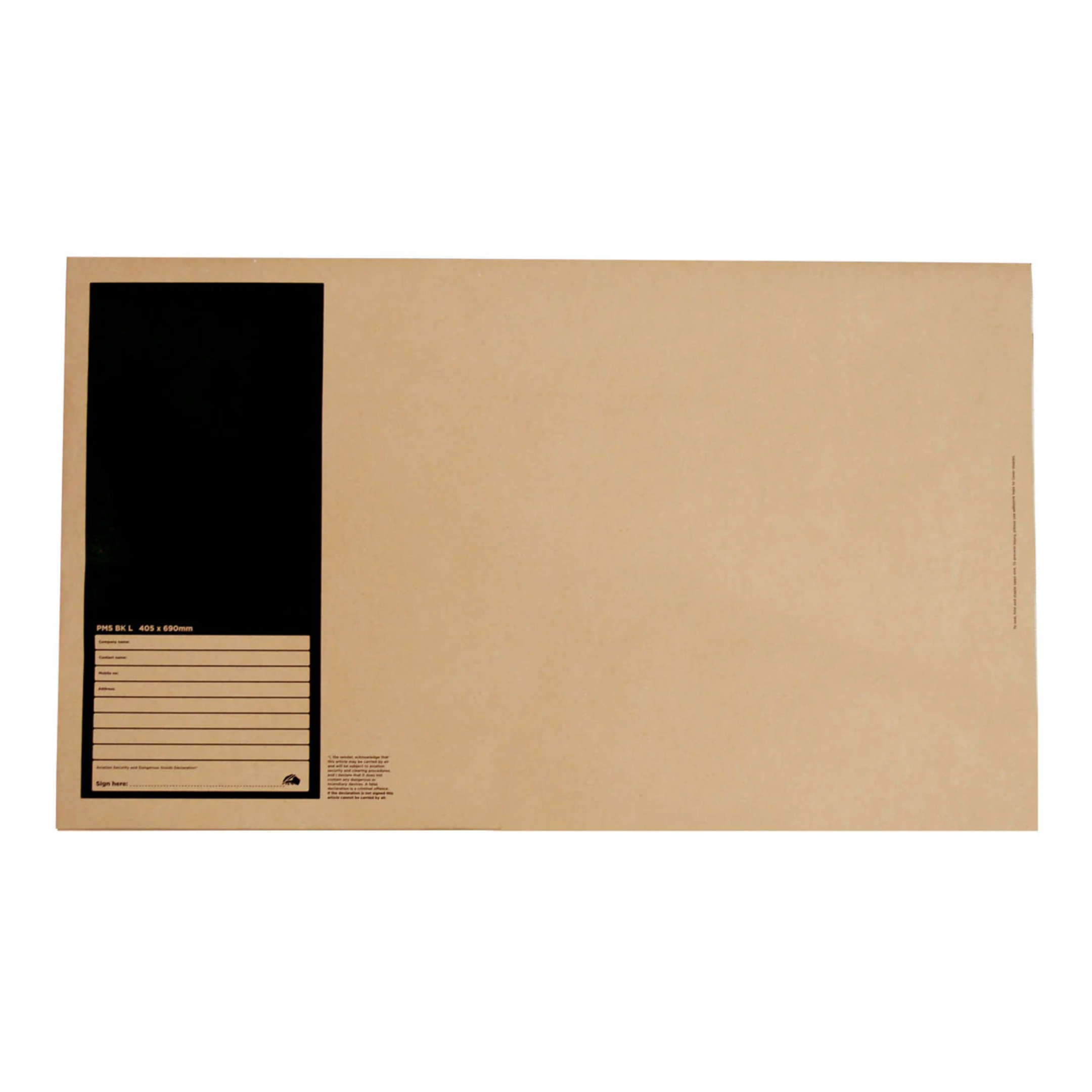 Brown Kraft Paper Mailing Satchel Large