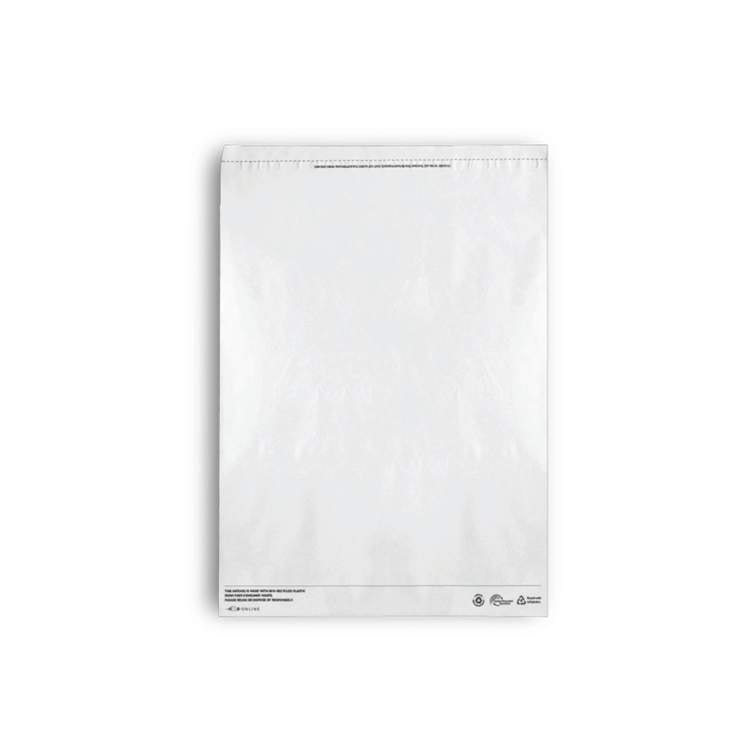 B Online White Poly Mailer Large Recycled -200/Ctn