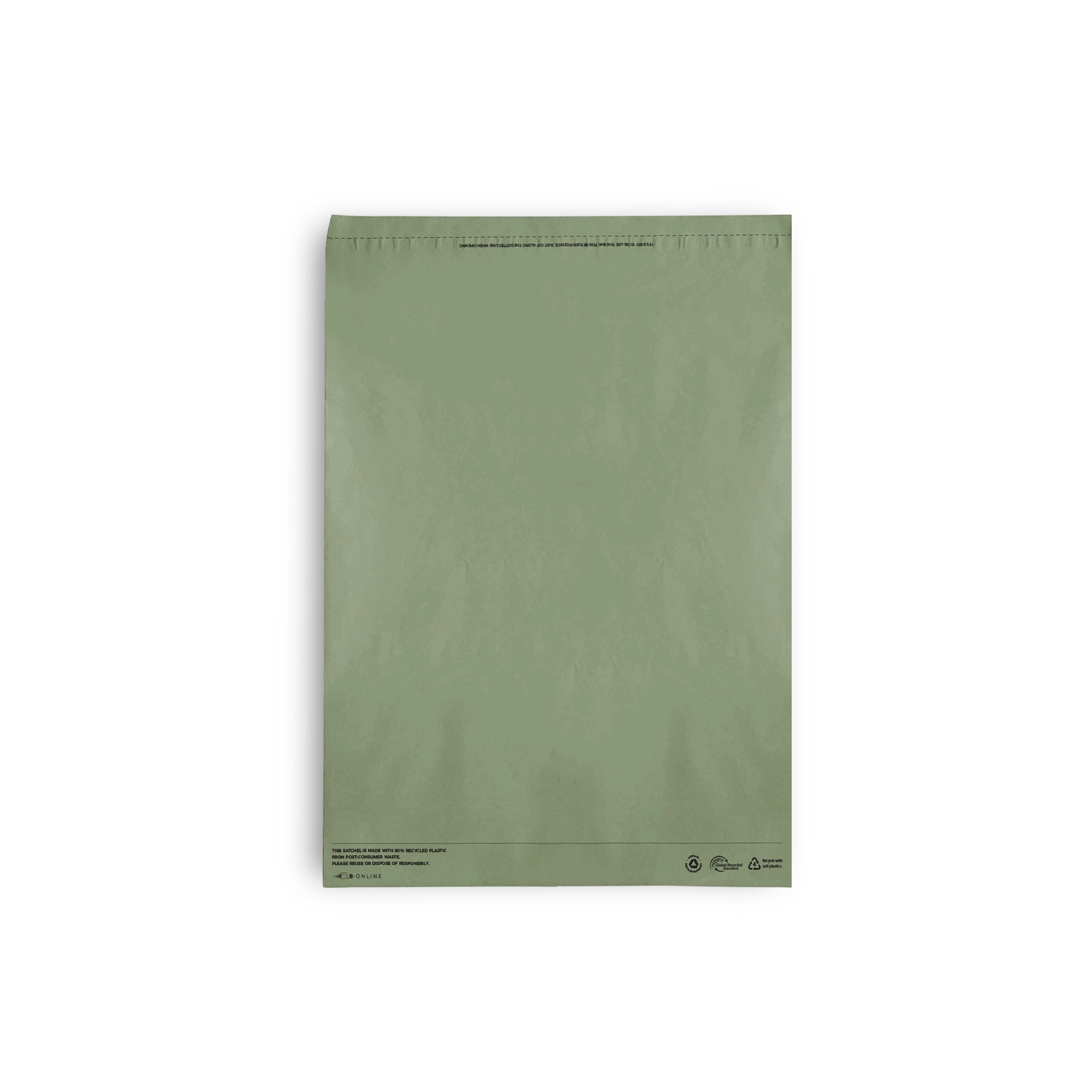 B Online Green Poly Mailer Large Recycled -200/Ctn