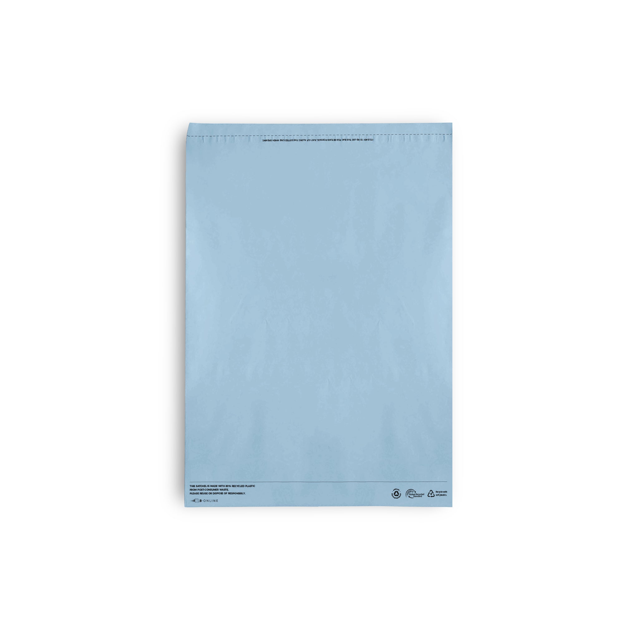 B Online Lt Blue Poly Mailer Large Recycled -200/C