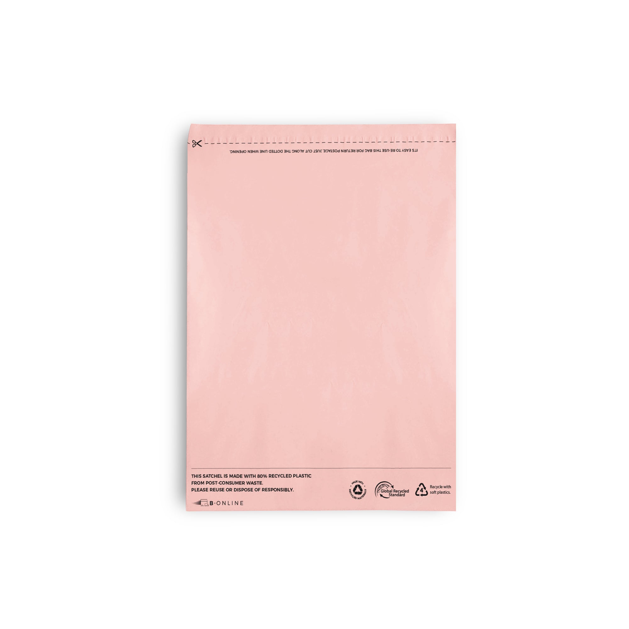 B Online Pink Poly Mailer Small Recycled -200/Ctn