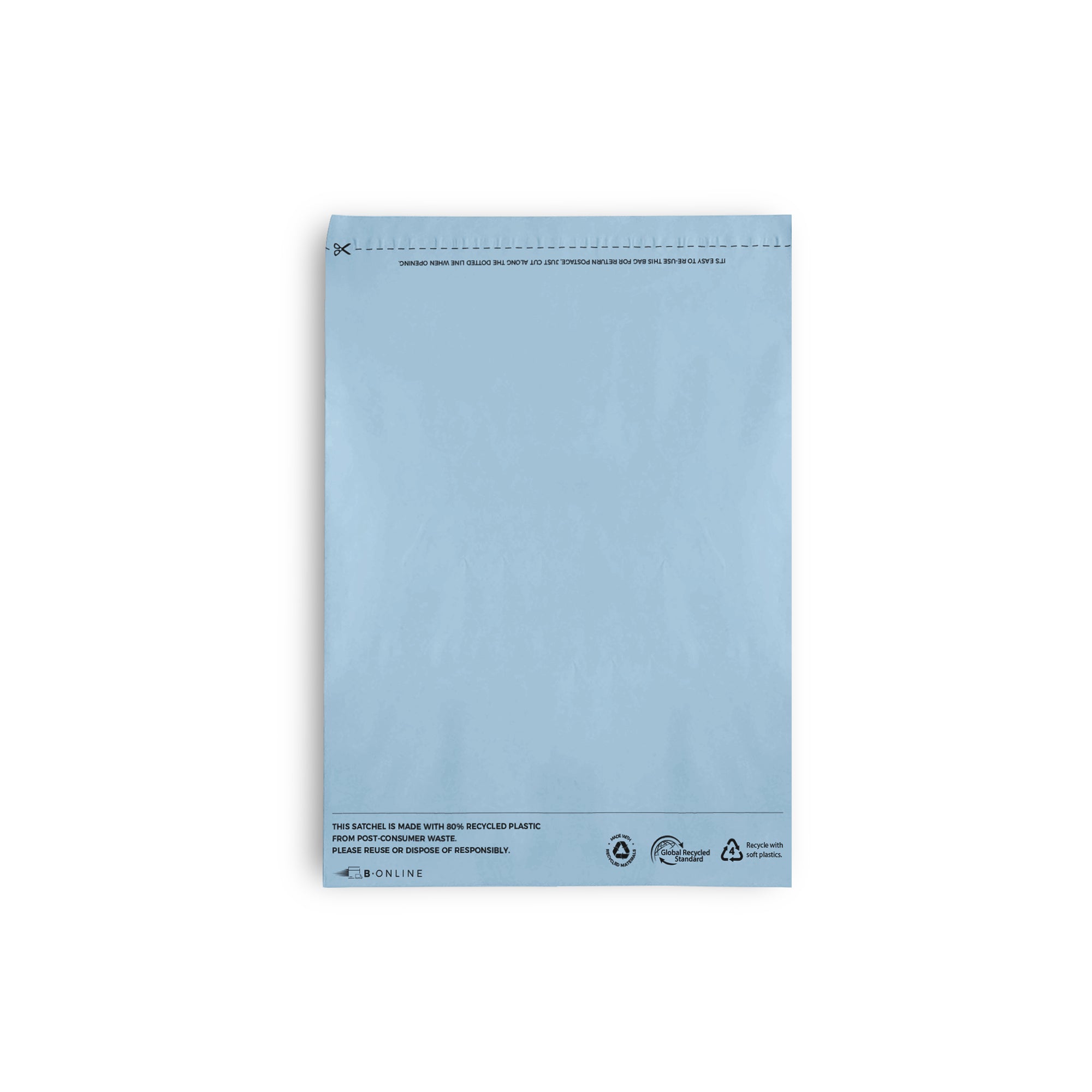 B Online Lt Blue Poly Mailer Small Recycled -200/C